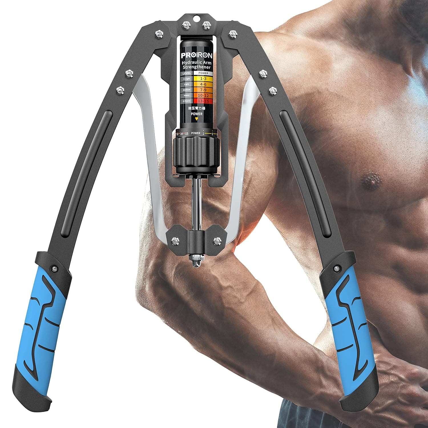 PROIRON Twister Arm Exerciser - Adjustable 10-200kg Hydraulic Power Home Chest Expander, Shoulder Muscle Training Fitness Equipment, Arm Enhanced Exercise Strengthener