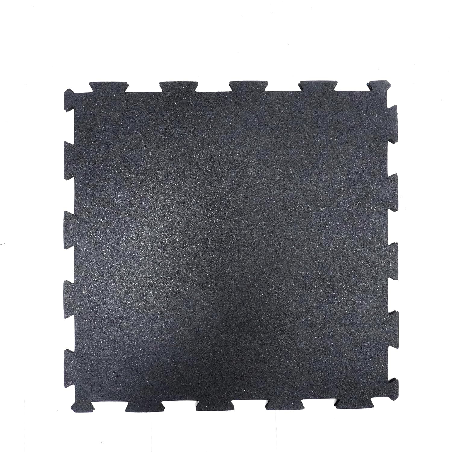 YALLA HomeGym 4 Squared Meter 10MM Black Rubber Heavy-Duty Floor Exercise Mat Commercial Gym Quality Rubber Interlocking Floor Tiles, Protective Flooring Mats for Gym and Exercise Equipment
