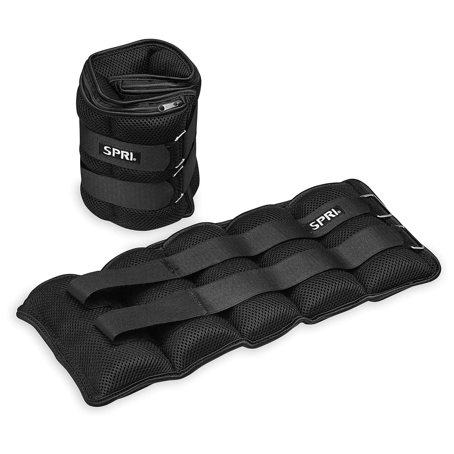 SPRI Adjustable Ankle Weights - Walking Weights for Strength Training Exercises, Resistance Endurance Workouts, General Fitness - For Strengthening & Toning Lower Body