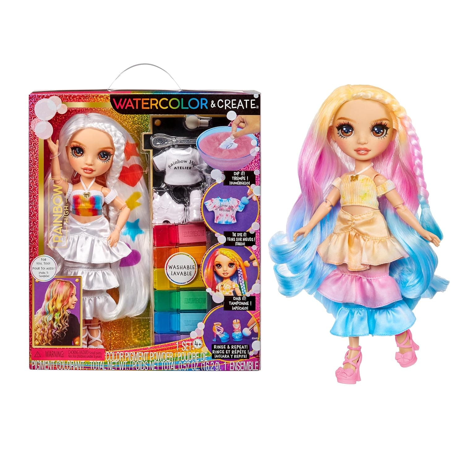 Rainbow High Color & Create New Theme Dolls- Brown Eyes