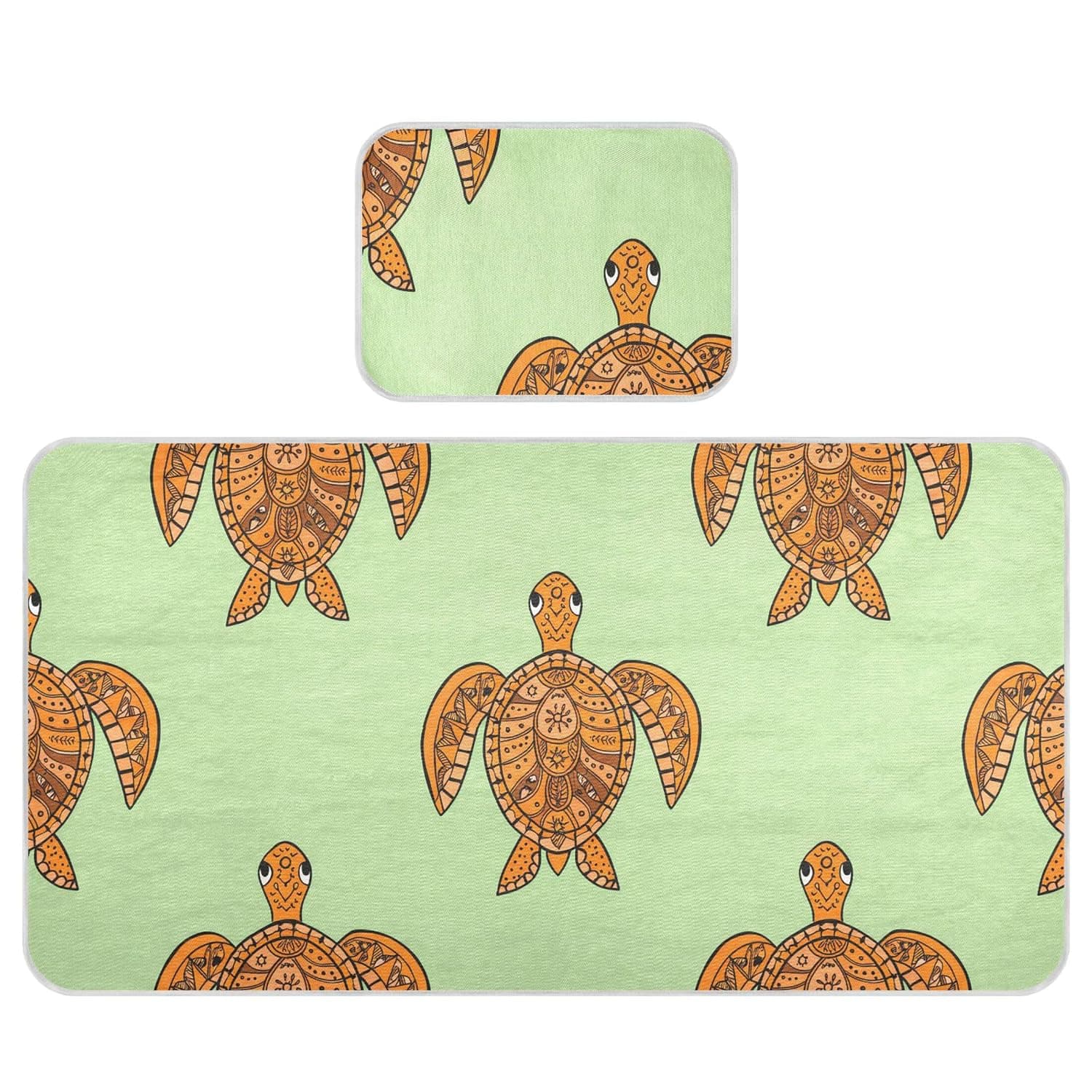 Turtles Baby Cooling Mattress Pad, Soft & Breathable Cooling Mat Keep Baby Cool in Summer 28x52 in, Nursery Essential