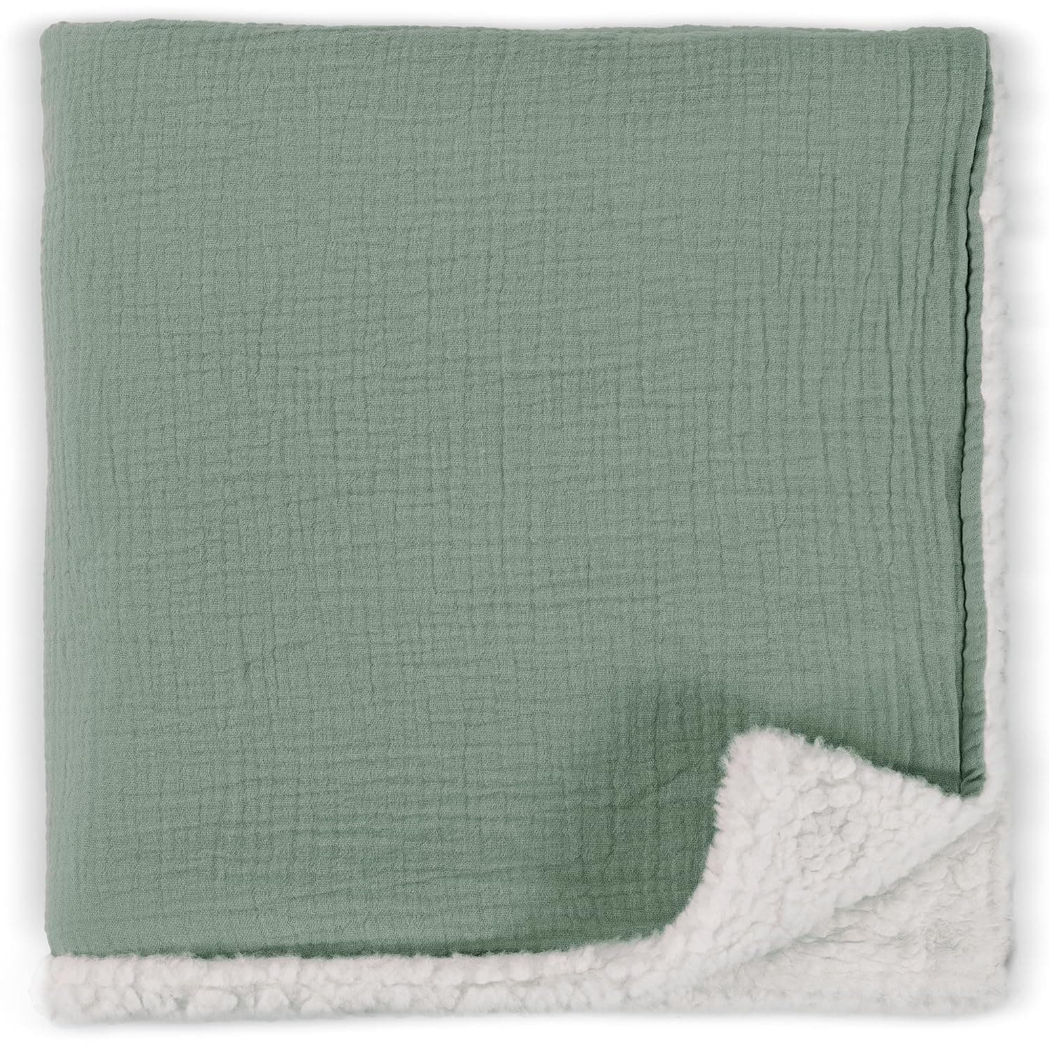 Soft Muslin Cotton Baby Blanket, KASTWAVE Breathable & Lightweight, Keeps Newborn Cozy & Warm, Perfect Size for Stroller or Car Seat, Ideal for Baby Girls & Boys