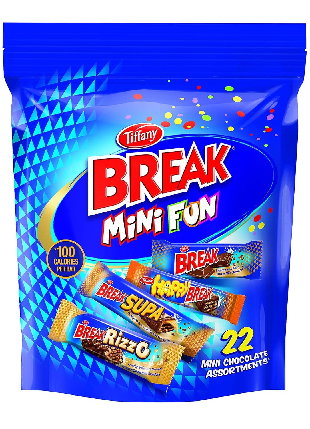 Tiffany Break Mini Fun Assorted Chocolate Bar 316 g