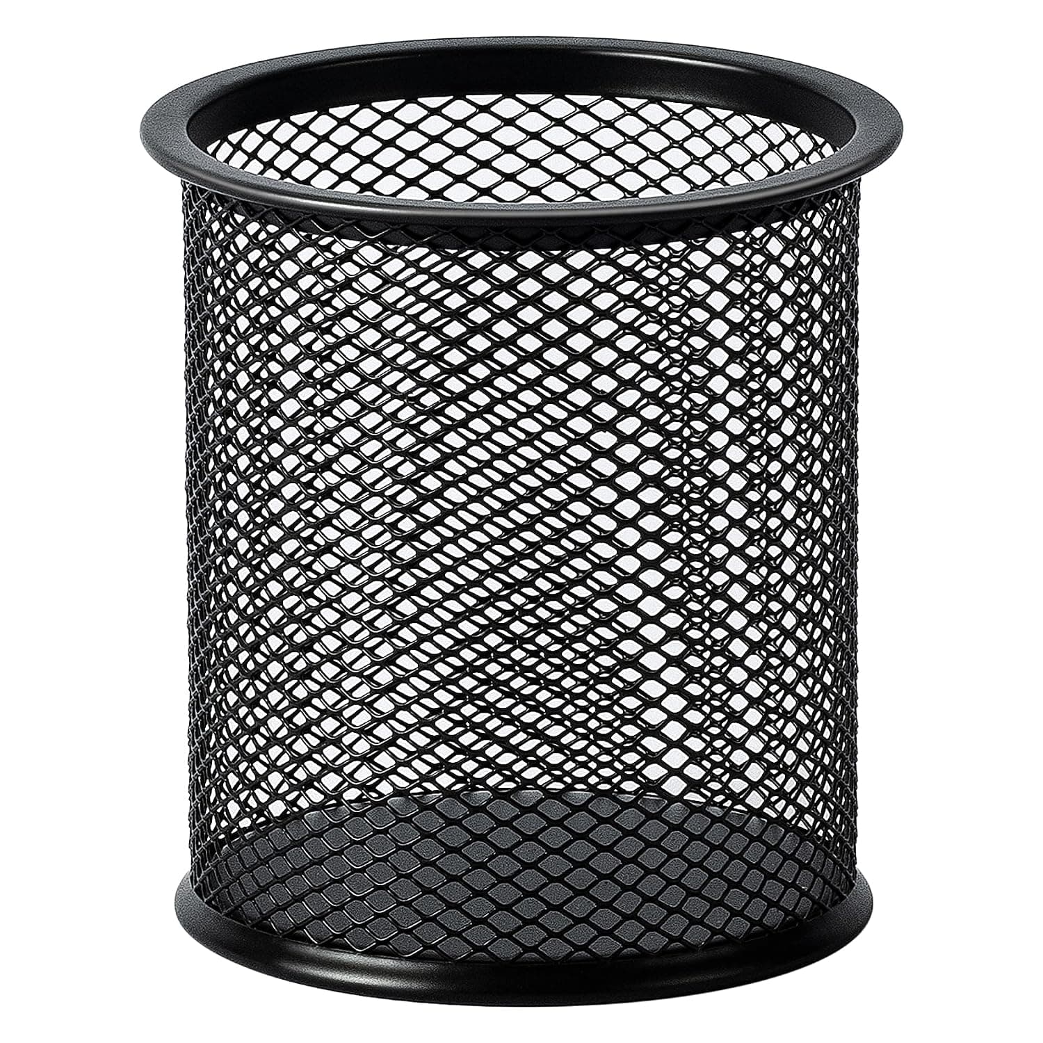 Amazon Basics Wire Mesh Pen Cup, Black