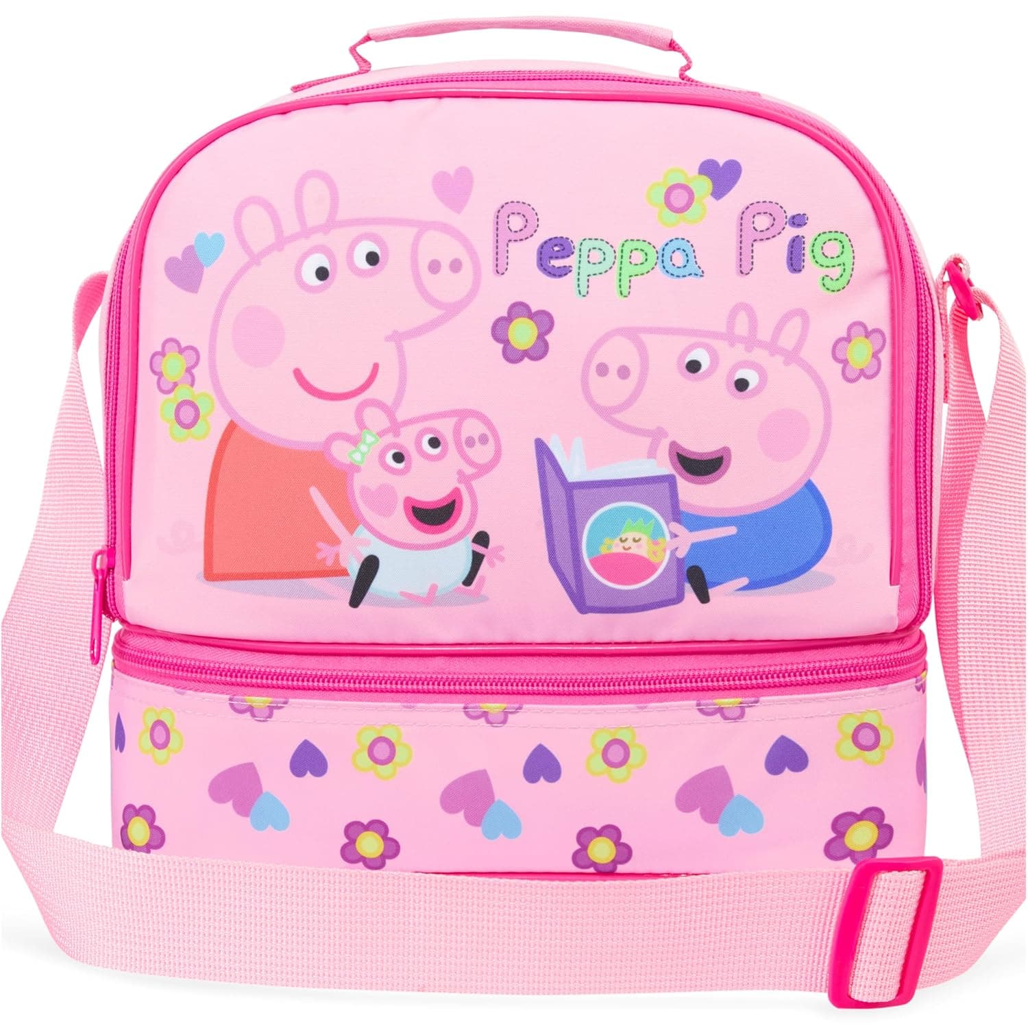 Get Trend Peppa Pig Girls Insulated Lunch Bag for School, Picnic, Travel