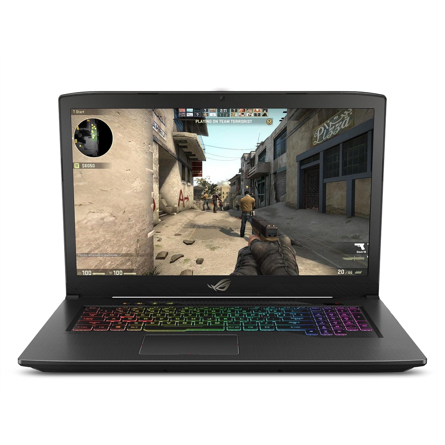 ASUS ROG Strix Scar Edition Gaming Laptop, 17.3” 120Hz 3ms Full HD, Intel Core i7-8750H Processor, NVIDIA GeForce GTX 1060 6GB, 16GB DDR4, 256GB PCIe SSD + 1TB FireCuda, Windows 10 - GL703GM-DS74