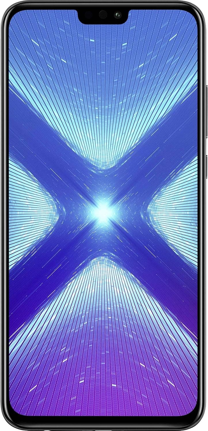 HONOR 8X 64Gb Dual Sim Android Factory Unlocked 4G Lte Smartphone (Black)