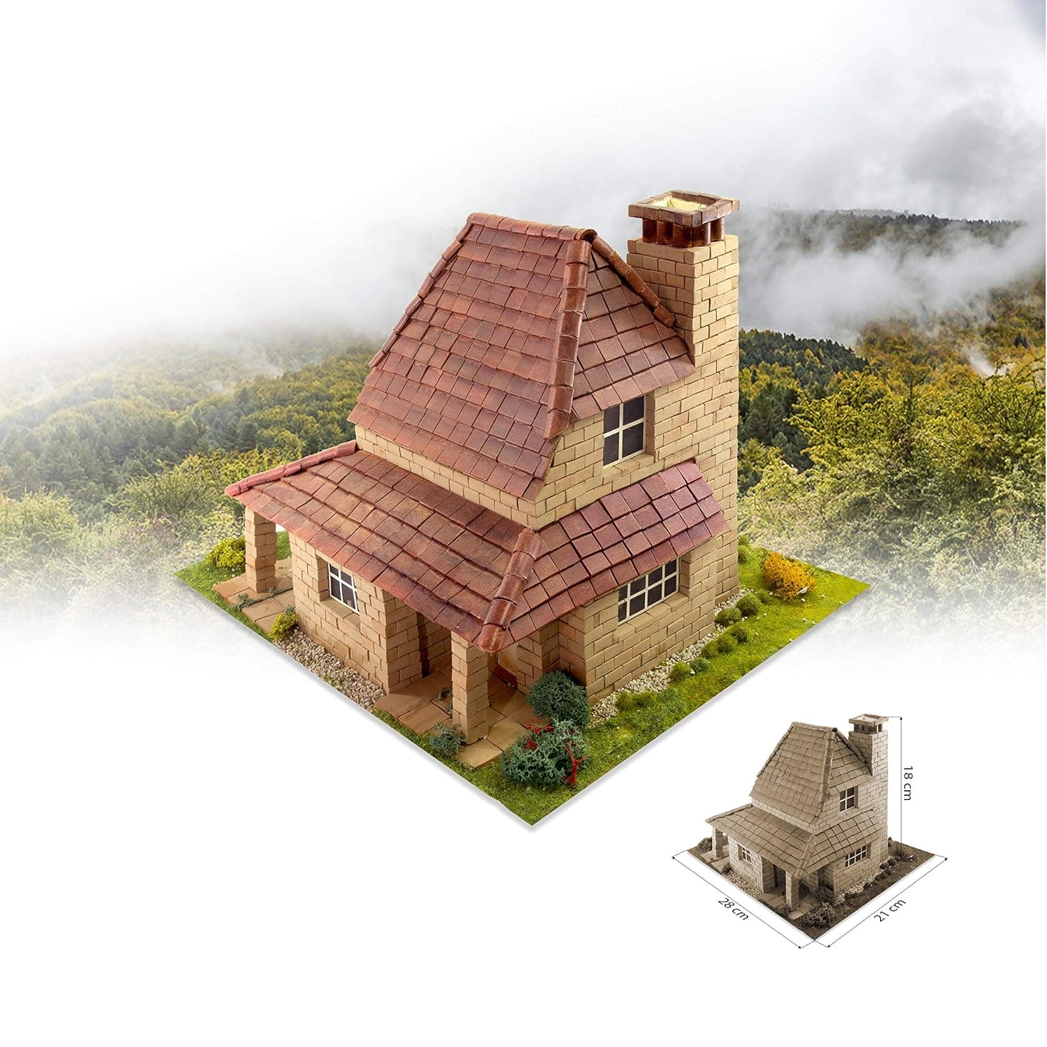 Keranova 30228 Rural House 2 Ceramic Construction Kit
