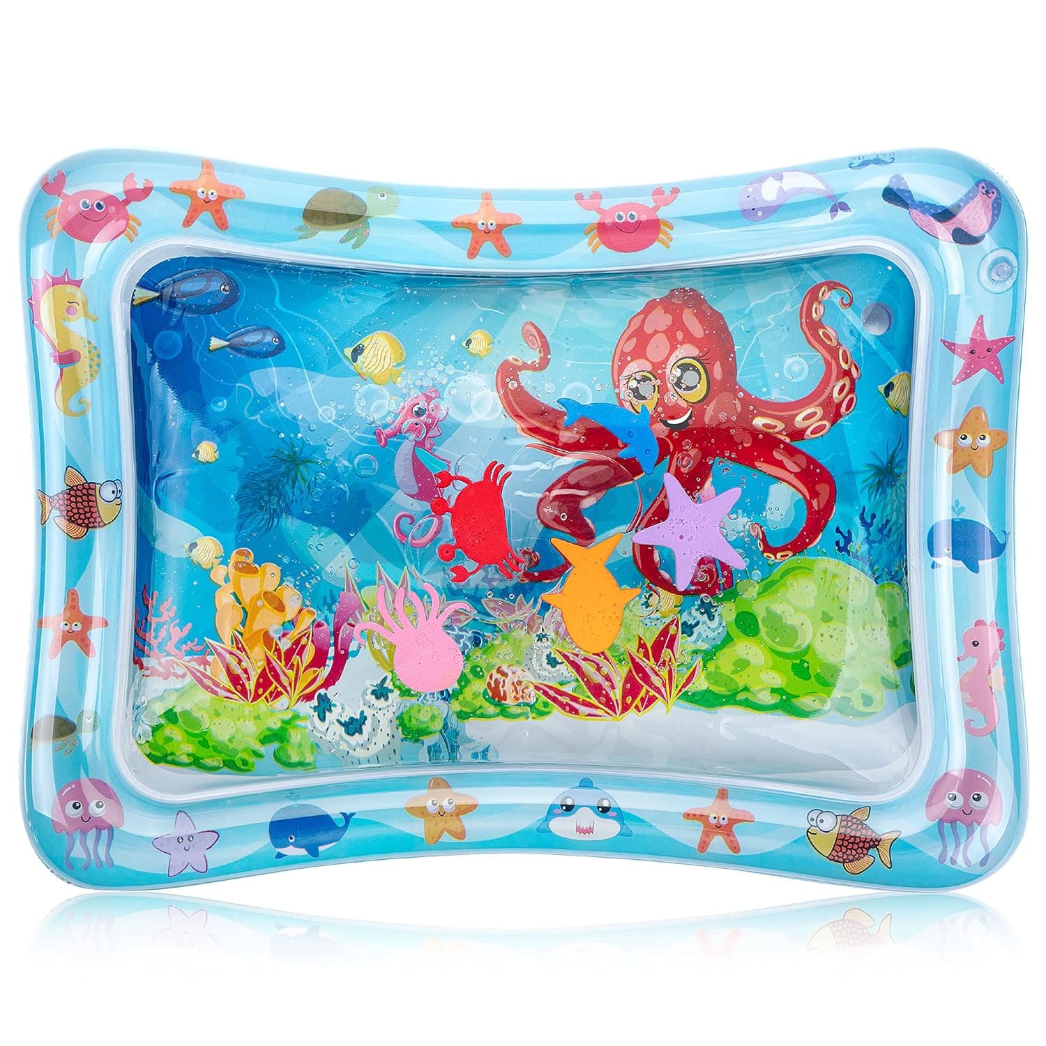Mr. Pen- Inflatable Tummy Time Water Mat, Water Mat for Babies, Infant Water Mats, Baby Water Pad, Water Tummy Time Mat