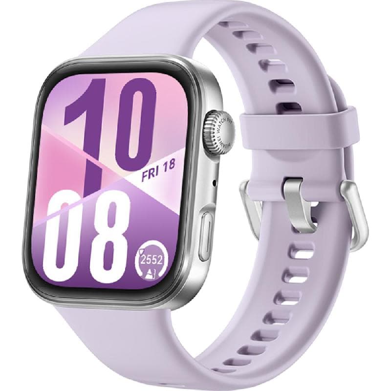 HUAWEI WATCH FIT 4 Smartwatch, GPS, 1.82", Purple Aluminum Alloy Case, Purple Fluoroelastomer Strap, One Size