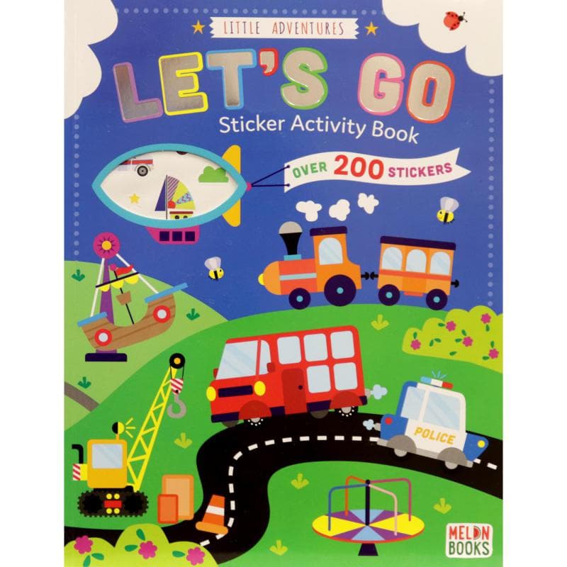 Little Adventures: Let's Go Sticker Activity Book - Over 200 Stickers