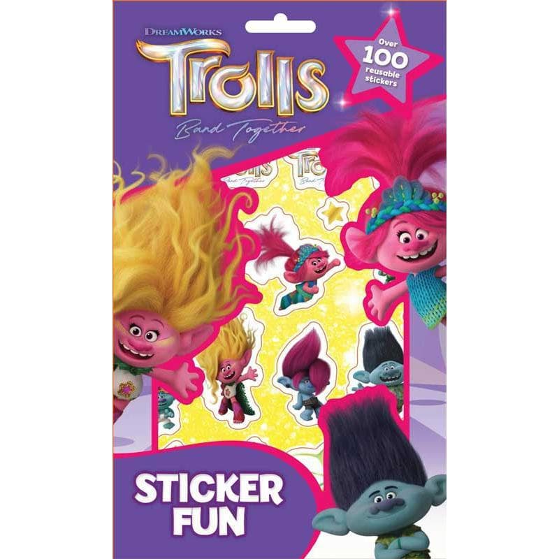 DreamWorks Trolls 3: Sticker Fun - Over 100 Reusable Stickers
