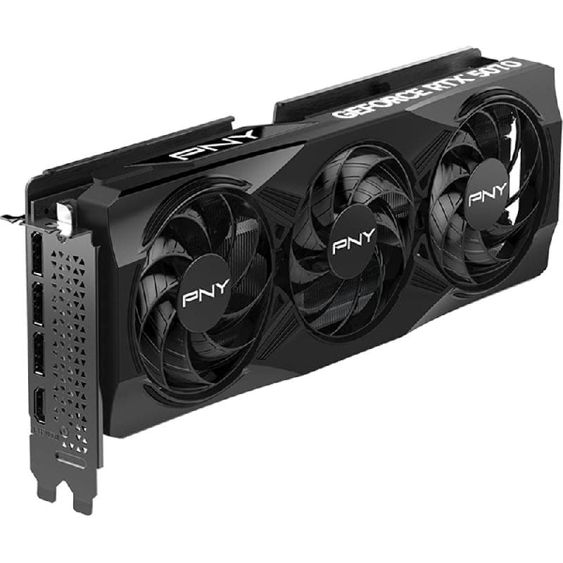 بي ان واي تكنولوجيس GeForce RTX 5070 مع مروحة ثلا ثية مكسورة السرعة 12 جيجابايت GDDR7