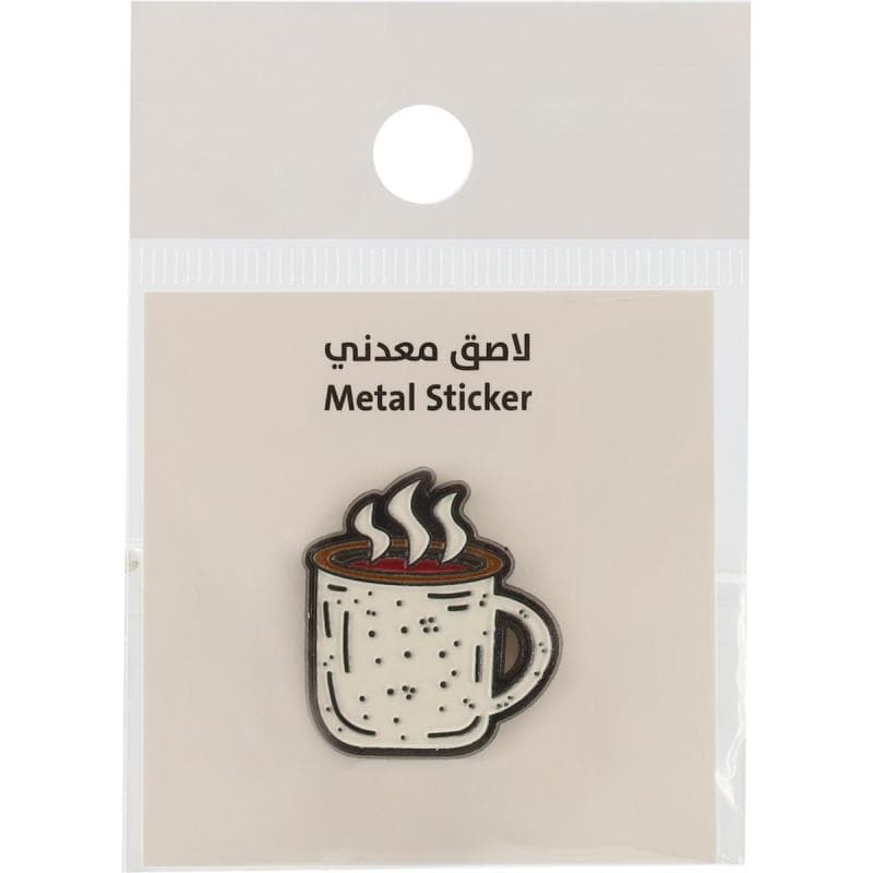 ماركة غير محددة ملصقات ثلاثية الابعاد قهوة: كوب قهوة ساخنة قطعة واحدة