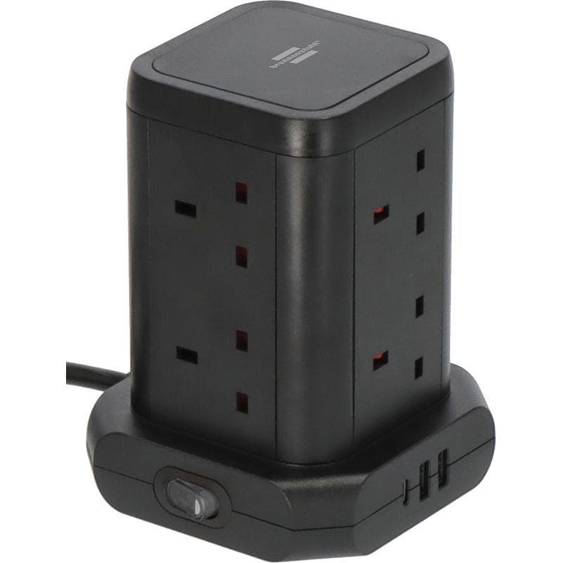 brennenstuhl Ecolor Power Extension
8 Outlet;3 Port (2X USB/1X USB-C), 2.00 m ( 6.56 ft )