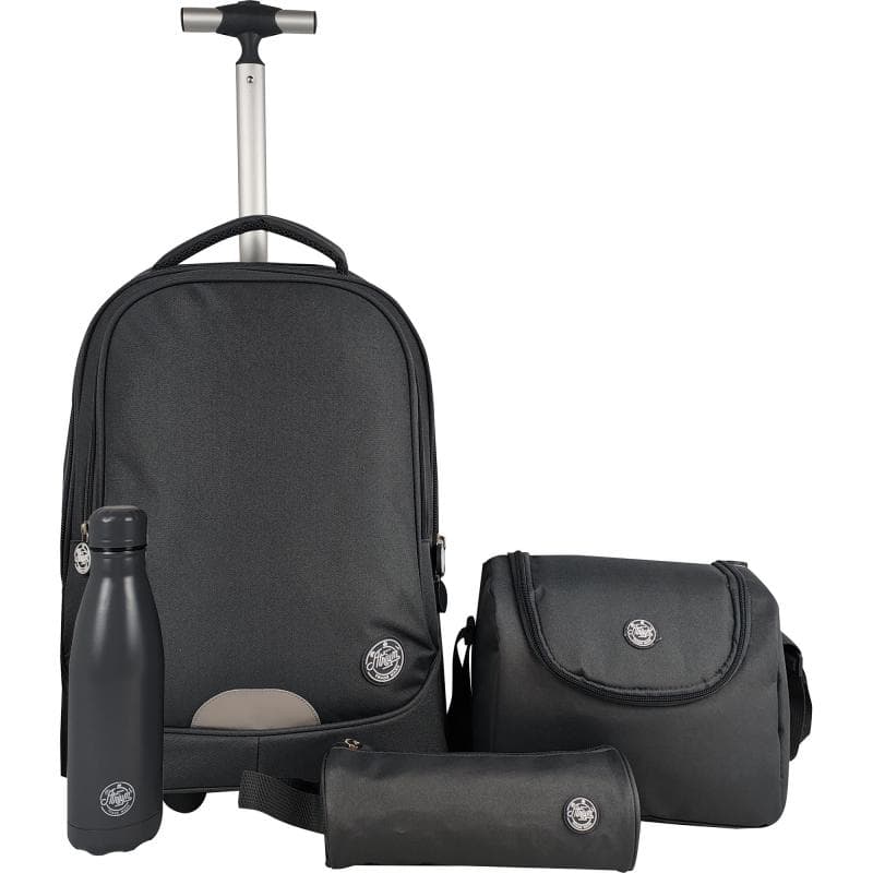 Atrium Solid 4-in-1 Trolley Bag with Accessory, for 15.6" (Device), Grey