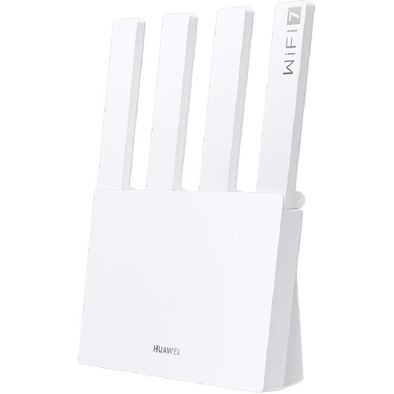 هواوي WiFi BE3 راوتر لاسلكي اتصال حتى 128 جهاز (5 جيجاهرتز/نطاق مزدوج (2.4 جيجاهرتز 802.11) 7 واي فايb/g/n/ax/be) (وان محول آلي/منفذ 4 (لان ابيض