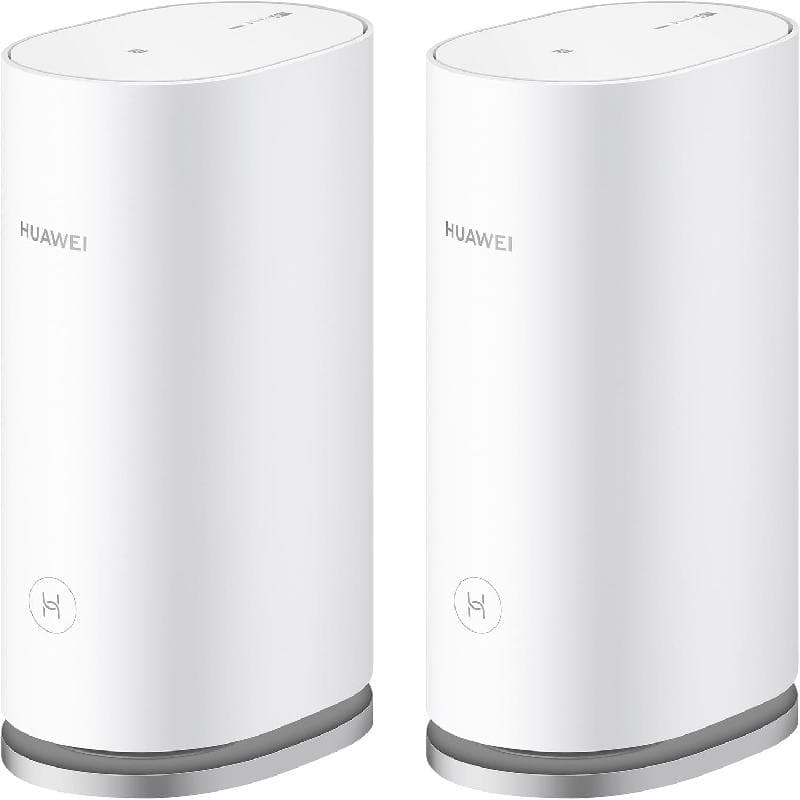 هواوي حزمتين - ميش 3 شبكة منزلية واي فاي 2976 Mbps (5 GHz: up to 2402 Mbps/2.4 GHz: up to 574 Mbps) يصل الى اتصال حتى 250 جهاز (5 جيجاهرتز/نطاق مزدوج (2.4 جيجاهرتز 802) واي فاي 6.11ax) (وان محول آلي/منفذ 3 (لان (وان محول آلي/3 منفذ (جي بي اي لان