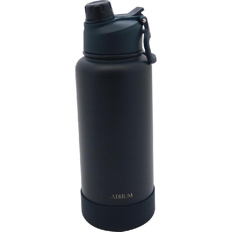 اتريوم قارورة ماء في 2 زجاجة ماء معزولة من الفولاذ المقاوم للصدأ بغطاء 1 بارد 950.00 ml ( 1.67 pt ) أزرق بحري