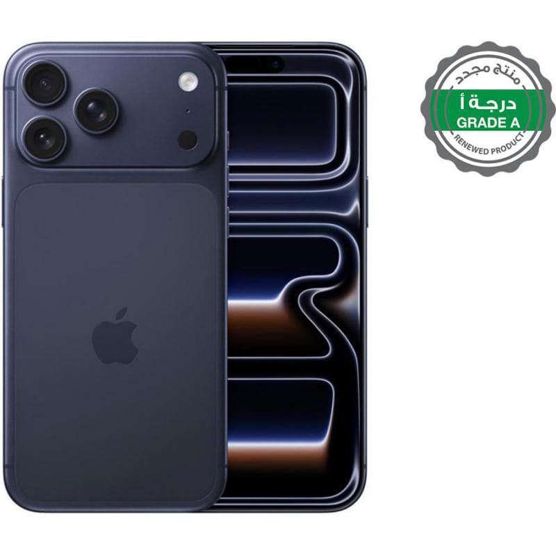 Renewed Grade A Apple iPhone 17 Pro, 1 TB, Deep Blue, 5G