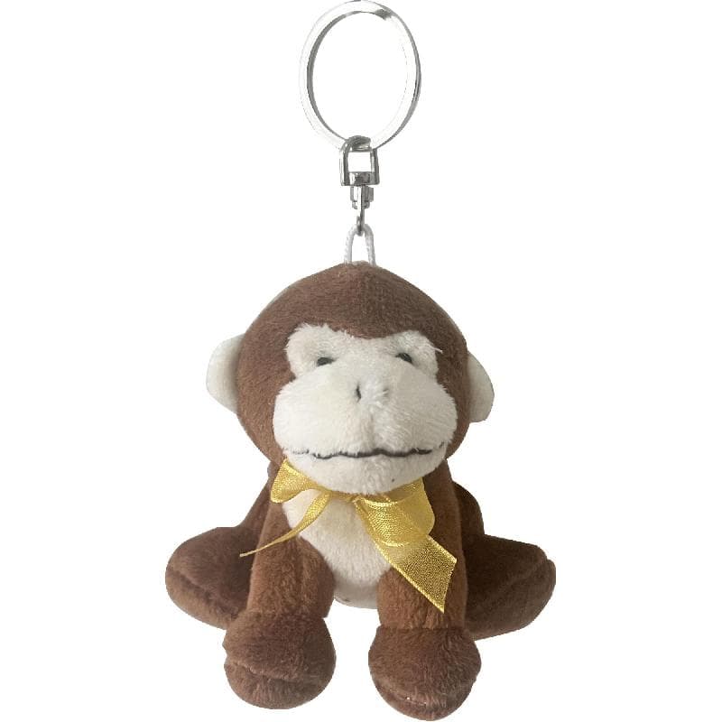 FLUFFY BUFF Soft Plush Monkey Keychain