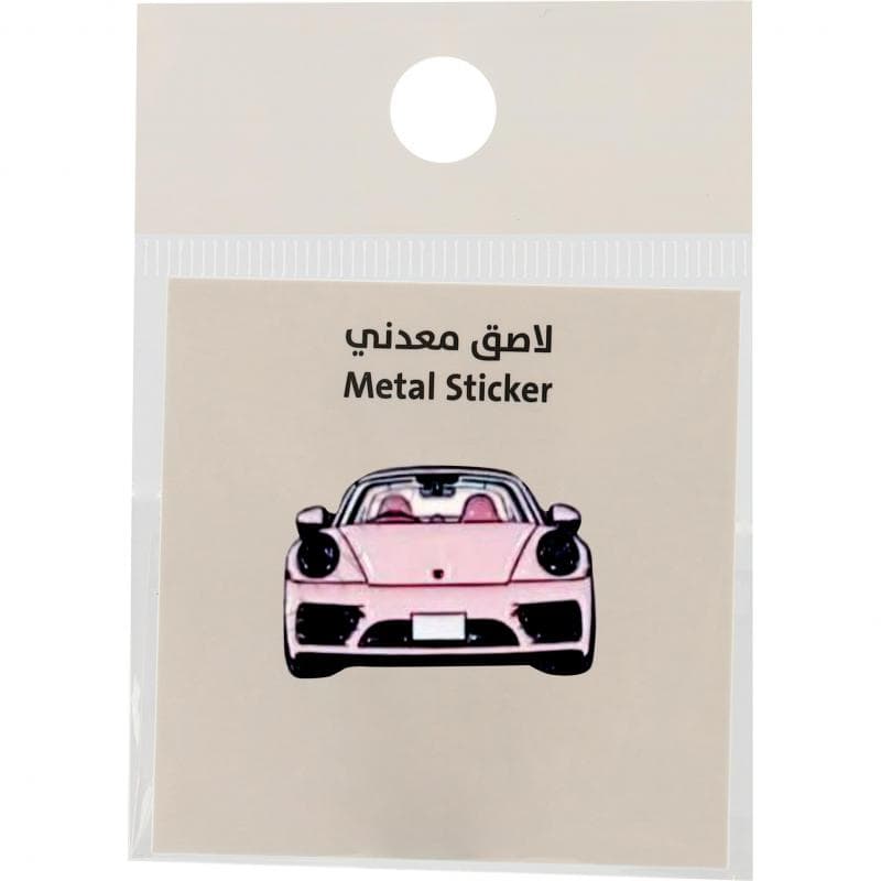 3D Stickers
Car Front: Sports Car, Pink, 1 Piece