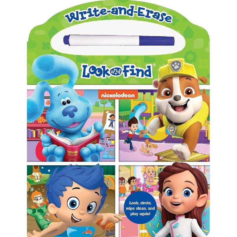Nickelodeon PAW Patrol: Write-and-Eraser, Look and Find