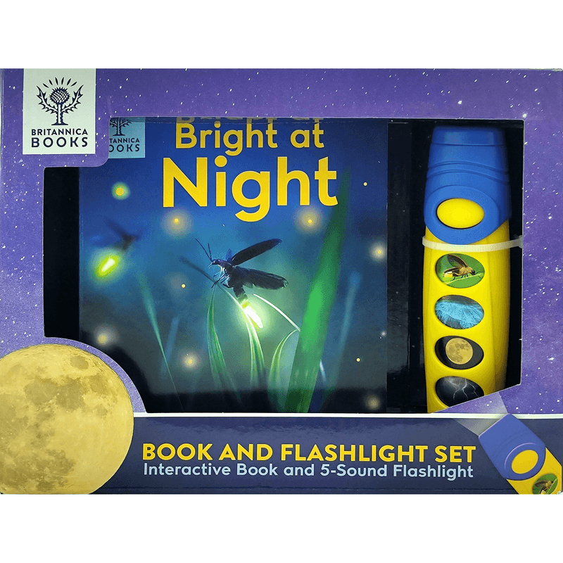 Encyclopedia Britannica: Bright at Night - Book and Flashlight Set