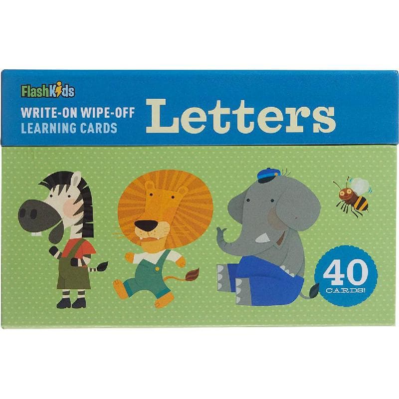 Flash Kids: Letters (Write-On Wipe-Off Learning Cards) - with 40 Cards