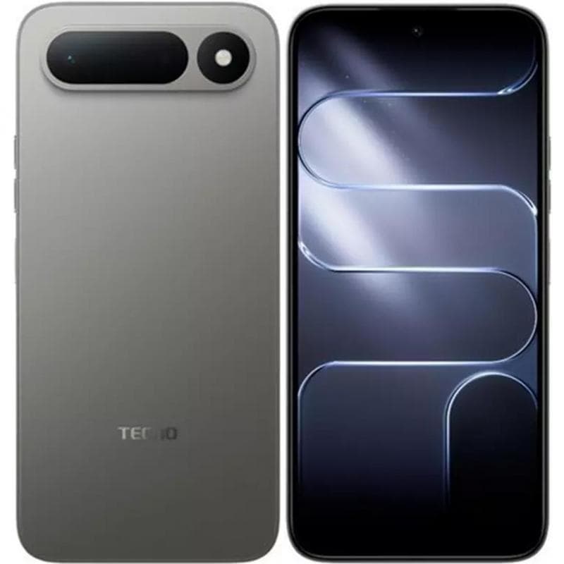 Tecno Spark 50 5G, 256 GB, 8 GB RAM, Titanium Grey, 5G, MediaTek Dimensity 6400 (6 nm)