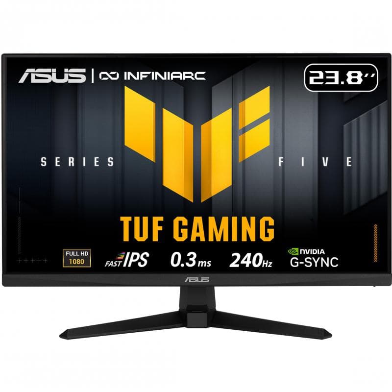 انفني ارك اصدار اسس 23.8 بوصة شاشة ألعاب ليد دقة 1080 بيكسل 240 Hz 0.3ms مكبر صوت مدمج