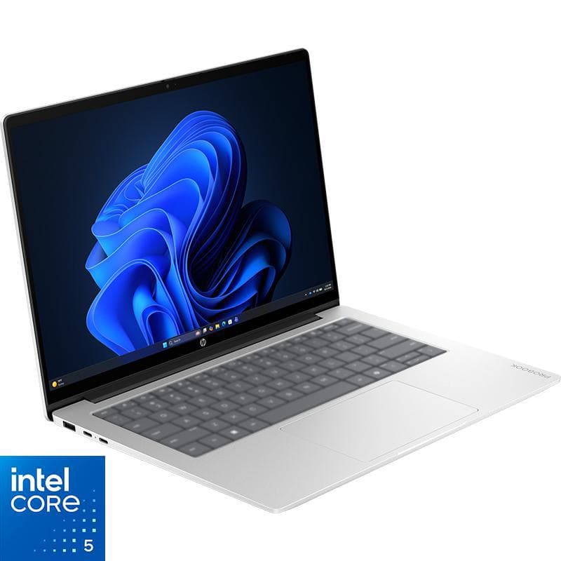 HP ProBook 4 Laptop, AI, 14", Intel Core 5, 16 GB RAM, 512 GB PCIe NVMe M.2 SSD, Windows 11 Pro, Intel Graphics