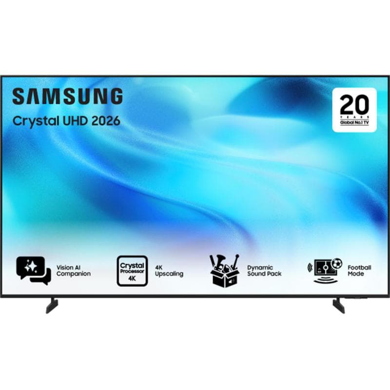 Samsung 65" Smart TV
4K LED, 50 Hz, Black, U8