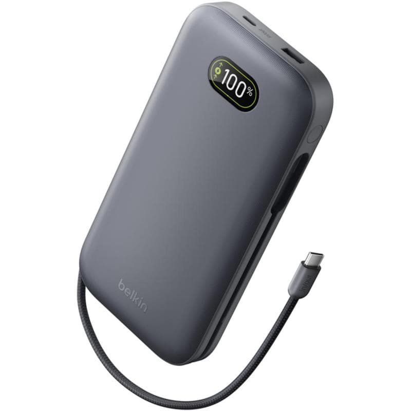 Belkin UltraCharge Pro Laptop Power Bank 27K, PD Fast Charging, 27000 mAh, 2 USB (1X USB-A/1X USB-C), Black