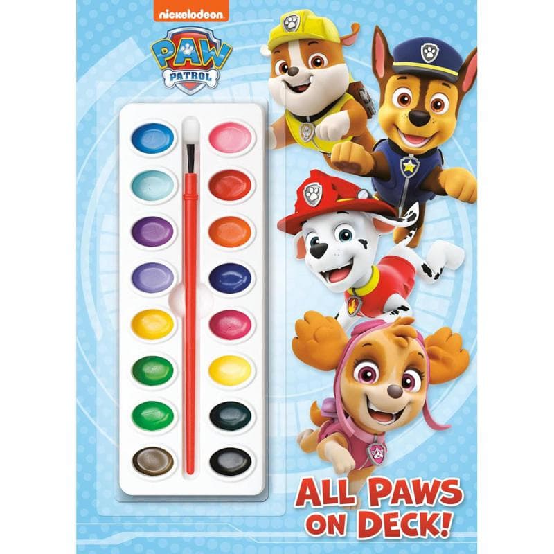 Nickelodeon PAW Patrol: All Paws on Deck! (Paw Patrol) - with Paintbrush and Watercolor