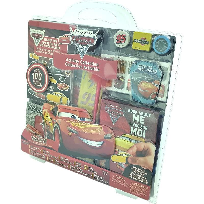 Disney PIXAR Cars 3: Activity Collection - Stationary Pack, Over 100 Fun Items!