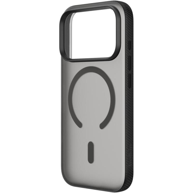 Belkin SheerForce Grip Back Cover Mobile Case with MagSafe, for iPhone 18 Pro, Black