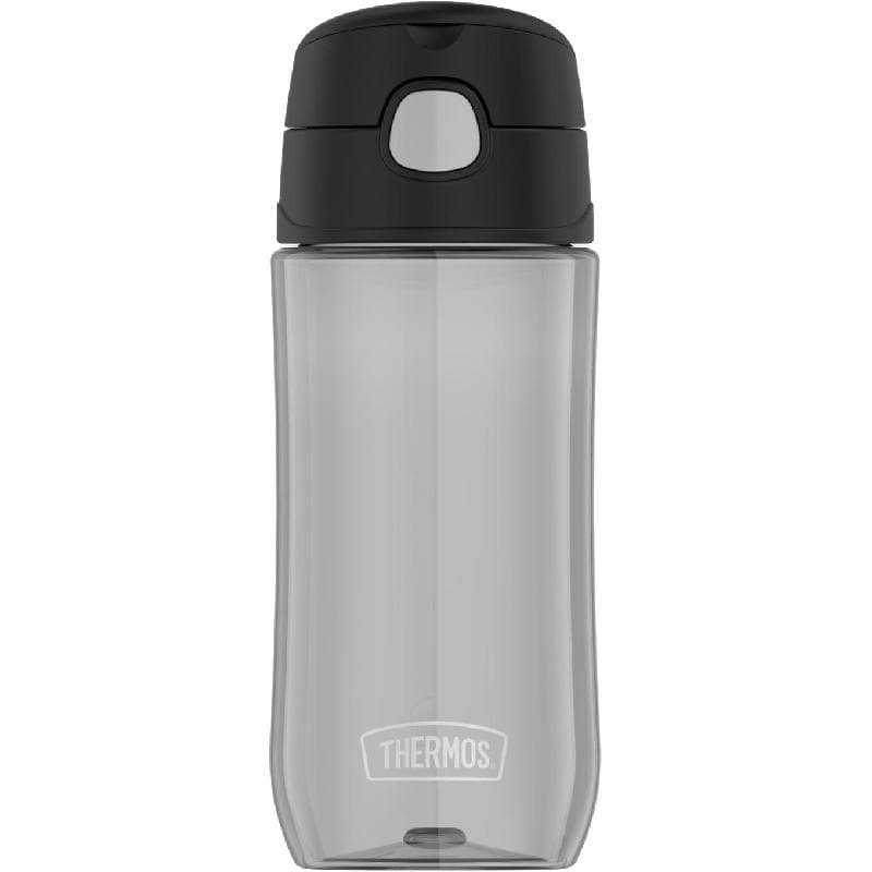 Thermos FUNtainer Water Bottle, Cold, 470.00 ml ( 16.54 oz ), Black/Silver