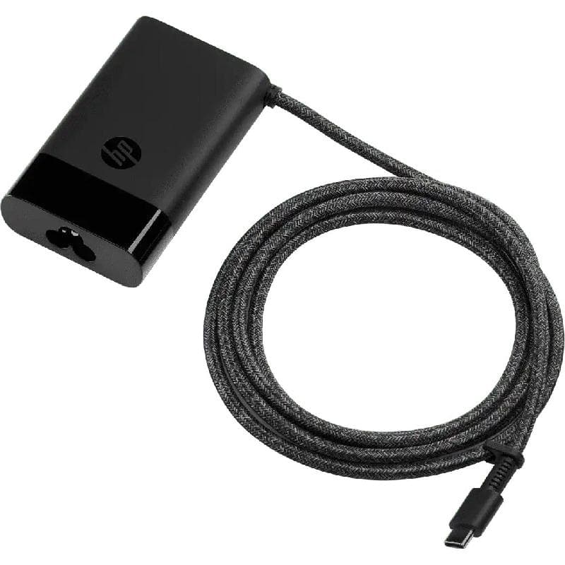 اتش بي شاحن لابتوب USB-C 65 واط 65 وات أحادي USB-C اسود