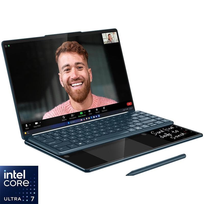 Lenovo Yoga Book 9 2-in-1 Laptop - Convertible
AI, 2 X 14", Intel Core Ultra 7, 32 GB RAM, 1 TB SSD, Windows 11 Home, Intel Arc Graphics, Foldable