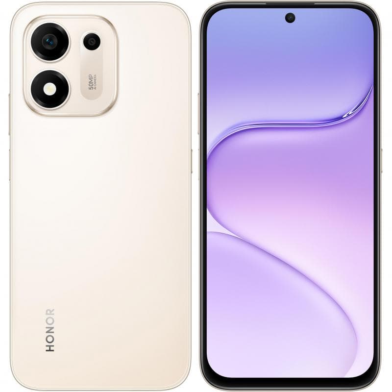 Honor X7e Plus 5G, 128 GB, 6 GB RAM, Desert Gold, 5G, Snapdragon 4 Gen4