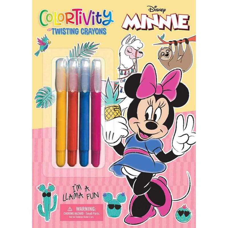 Disney Minnie: I'm a Llama Fun - Colortivity Twisting Crayons
