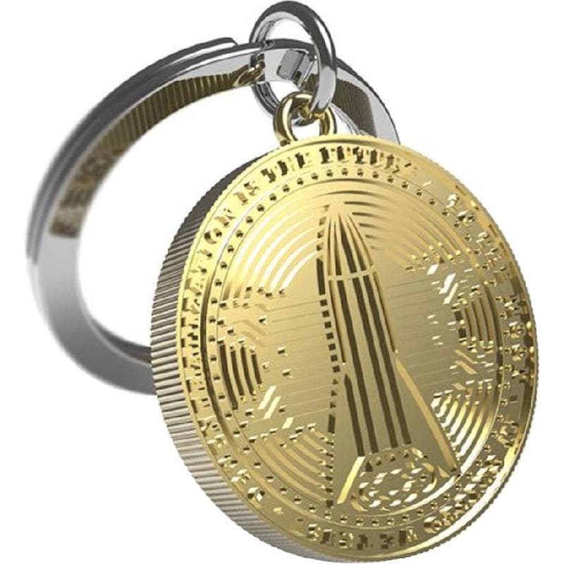 Meta(l)morphose Medallion Keychain