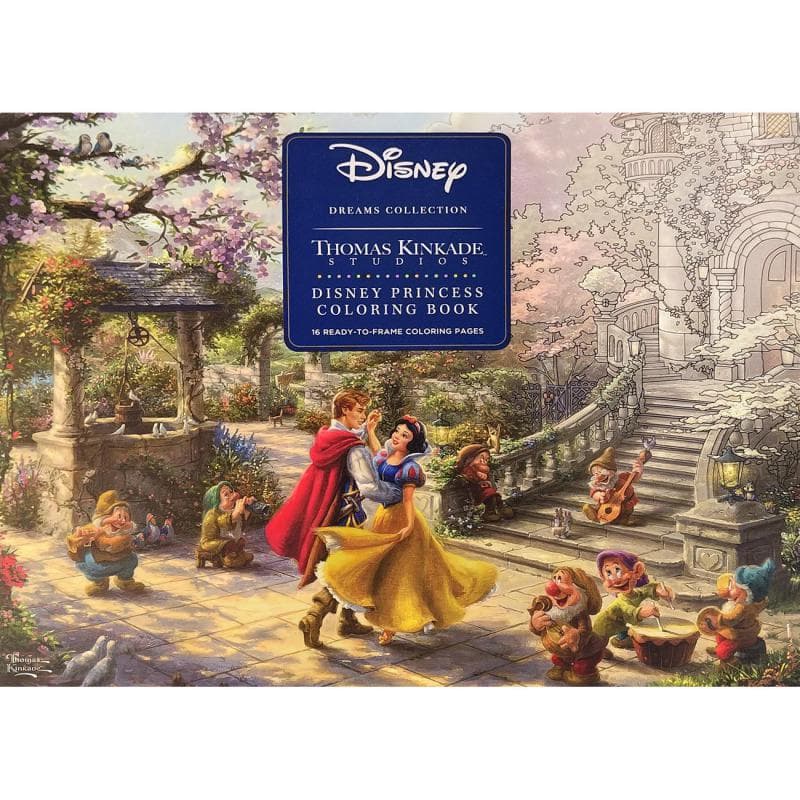 Disney Dream Collection: Disney Princess Coloring Book (Thomas Kinkade Studios) - 16 Ready-to-Frame Coloring Pages