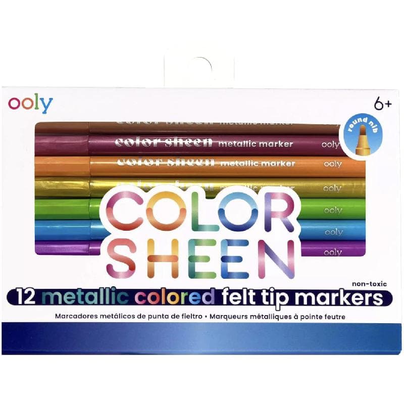 OOLY Washable Marker, Fine Tip, Assorted Color