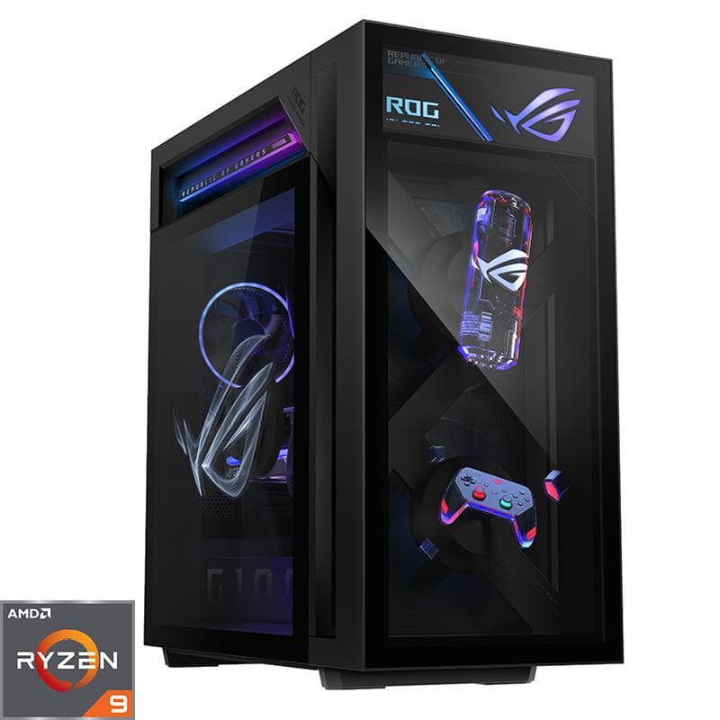 Asus ROG GM1000TY Gaming CPU, AMD Ryzen 9 9950X3D, 32 GB RAM, NVIDIA GeForce RTX 5080 (16 GB), 1 TB SSD