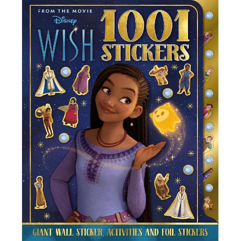 Disney Wish: 1001 Stickers (From The Movie) - Giant Wall Sticker Ativities and Foil Stickers