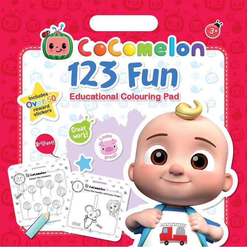 CoComelon: 123 Fun Colouring Pad