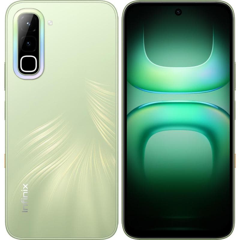 Infinix HOT 70, 256 GB, 6 GB RAM, Green Texture, 4G LTE, MediaTek Helio G100 Ultimate