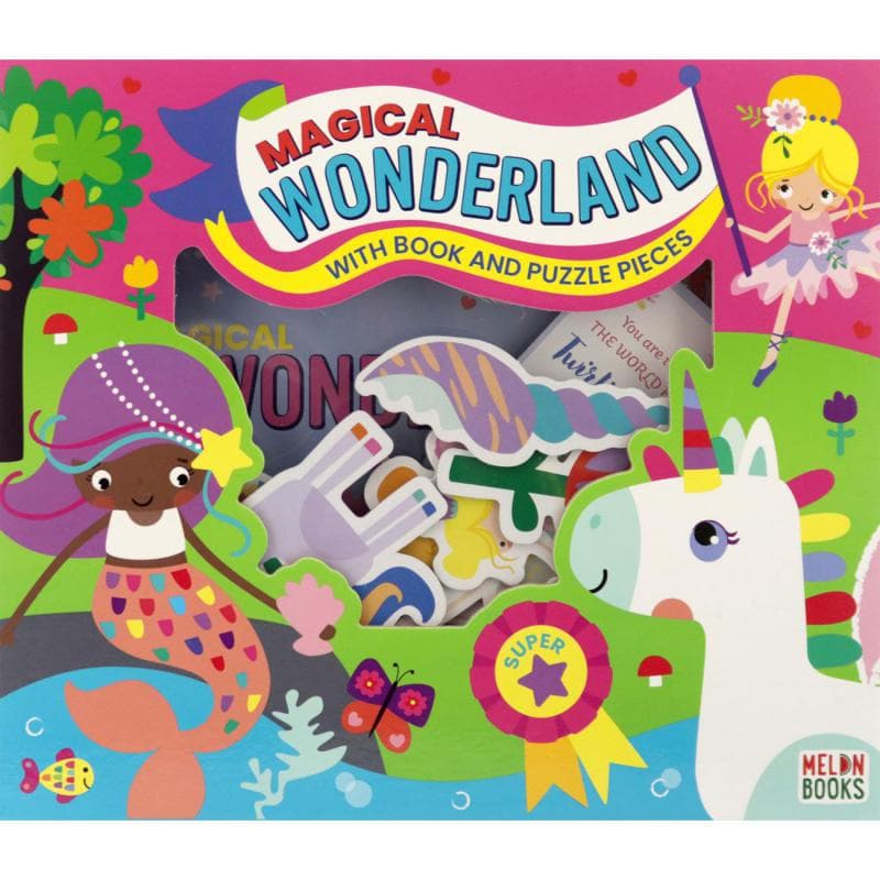 Magical Wonderland - with Book and Puzzle Pieces